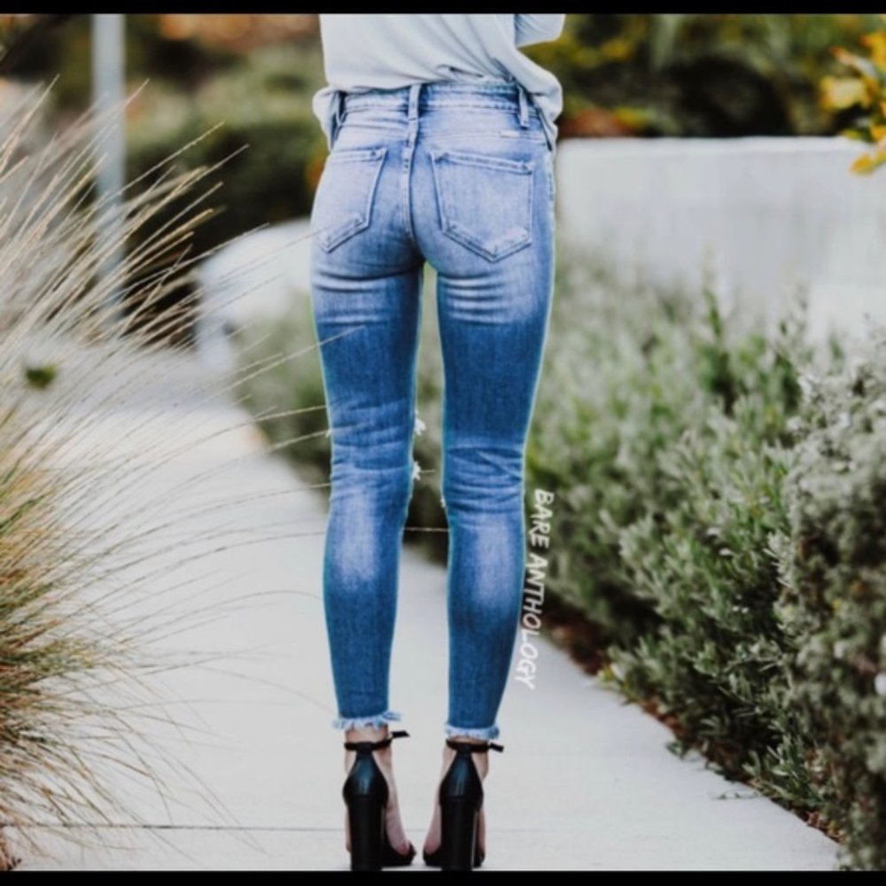 DAISY JANE II Distressed Skinny Jeans-LAST PAIR - Picture 4 of 5